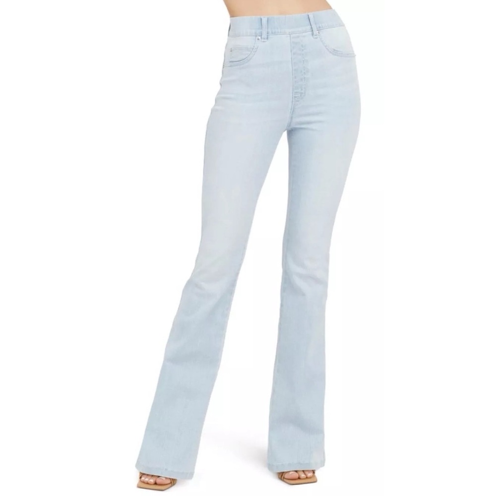 SPANX Light Blue Flare Jeans